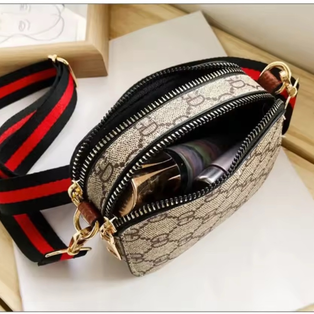 Kids Stylish Brown and Black Crossbody Bag - Picture 3 of 6